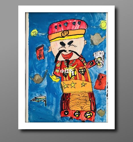 《财神爷》_绘画_文化_绘画