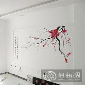 梅花简笔画家中墙画 简笔画图片大全-蒲城教育文学网