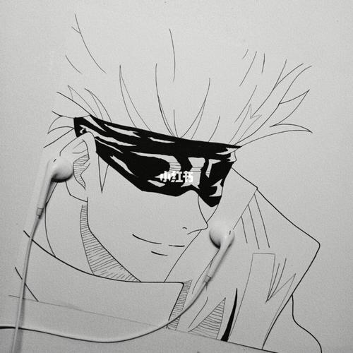 五条悟简笔画_简笔画_五条悟_我的随手画_文化_绘画