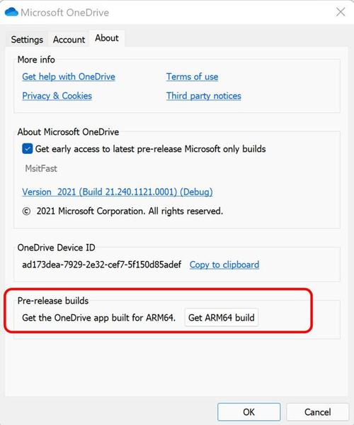 适用于armwindows和苹果m1设备的微软onedrive即将到来