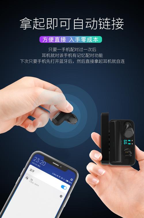 索爱t5数显大续航蓝牙耳机