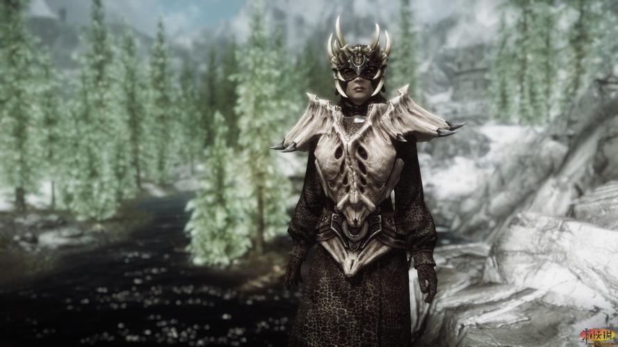 12][上古卷轴5精致豹纹龙骨法袍mod][elder scrolls v][5mb][2012]