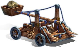 投石车:可以投出巨石,杀伤距离远,攻击大片的敌军象兵:功高血厚,综合