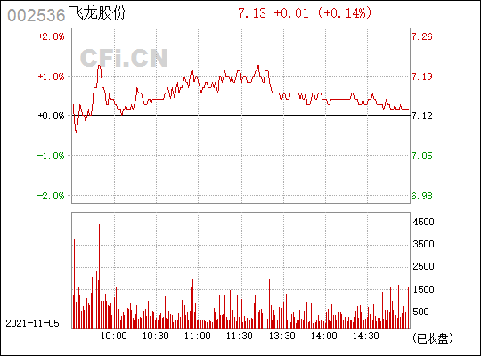 飞龙股份(002536)_股票行情,行情首页_中财网