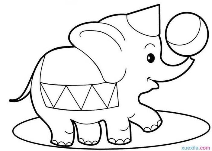 动物简笔卡通画