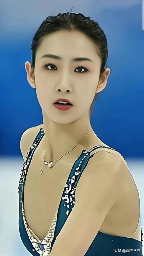 冰上倩影凌波仙子花样滑冰运动员陈虹伊