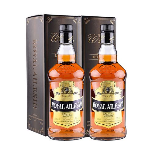 皇家爱乐仕 金标威士忌洋酒 700ml*2瓶 礼盒装