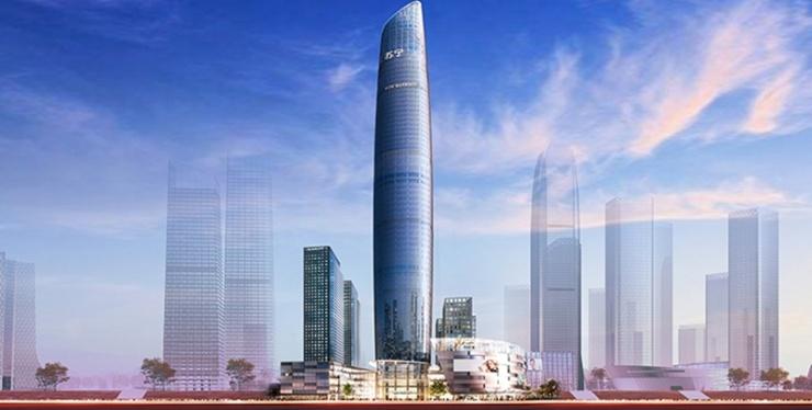 资料图:佛山苏宁广场|资料图:成都大丰苏宁广场|资料图:徐州苏宁广场