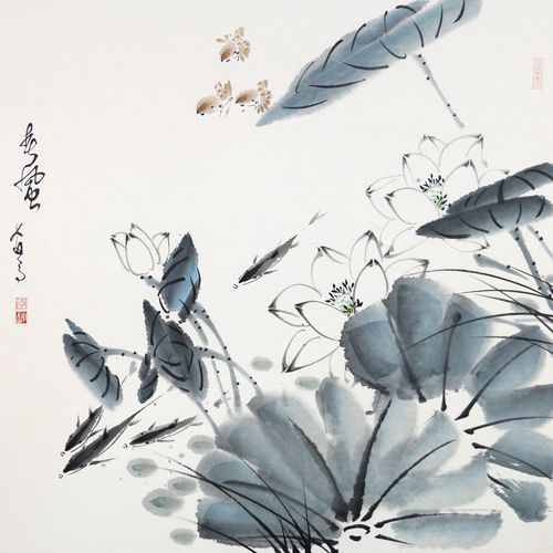 李小白教授 《春风》 旅美知名画家
