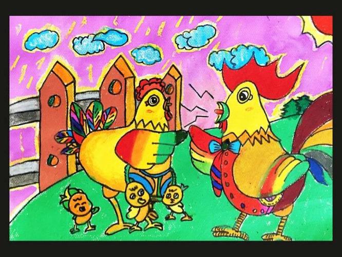 鸡的一家的日常