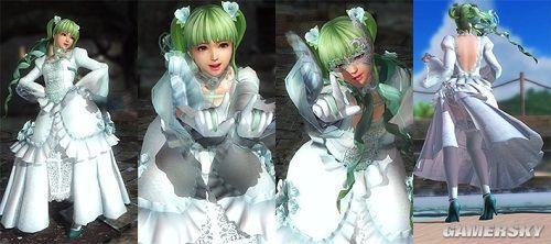 死或生5最后一战玛丽罗斯白色古典撑裙礼服mod
