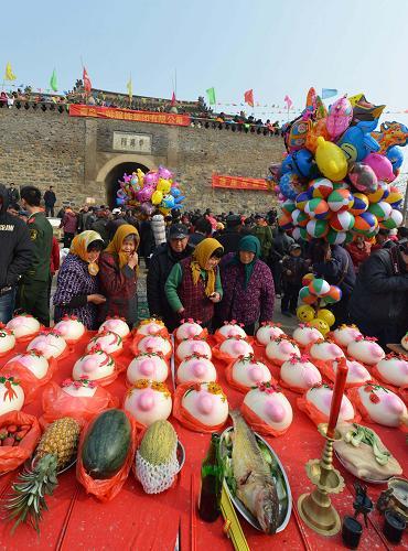 山东即墨古城庙会祭海祈平安