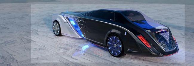 2025劳斯莱斯电动概念车/捷豹-orbit 2021/保时捷academy渲染图