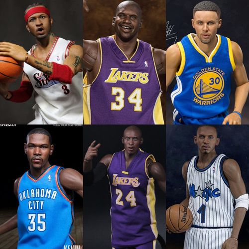 nba篮球球星手办乔丹詹姆斯库里科比明星兵人模型人偶
