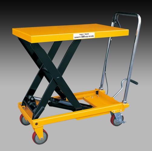 张槎标准型(500kg)小平台 禅城手动模具平台车 桂城液压小平台供应