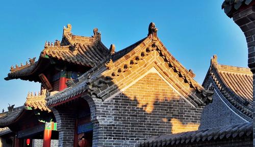 晨曦中美丽的商丘古城