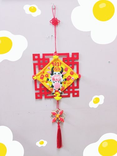 超轻粘土作品牛年大吉_粘土_超轻粘土_兴趣爱好_手工