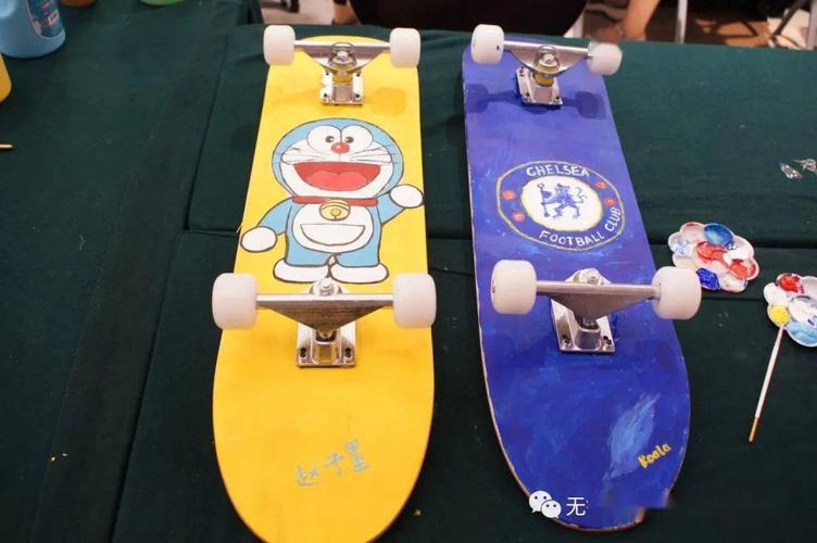 【俱乐部活动回顾】滑出精彩,板绘梦想,滑板手绘diy