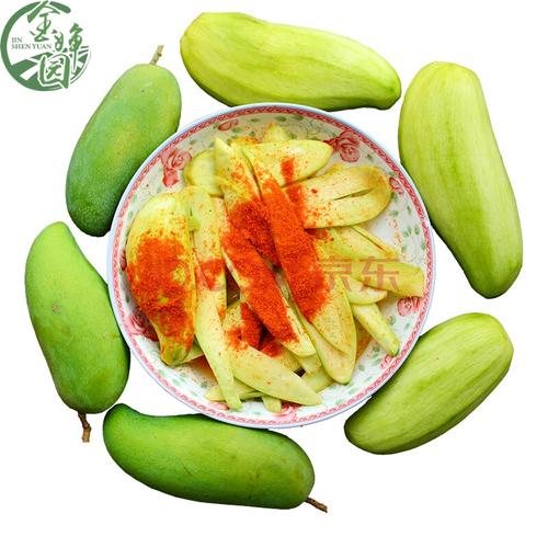海南生吃酸芒果5斤当季新鲜酸脆青芒果孕妇水果10腌制