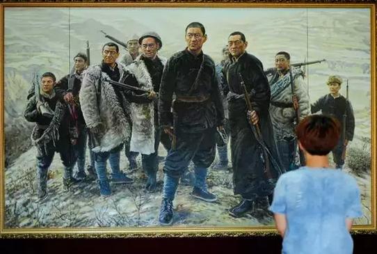 《吕梁英雄传》油画