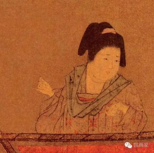 中国十大传世名画——唐·周昉《挥扇仕女图》