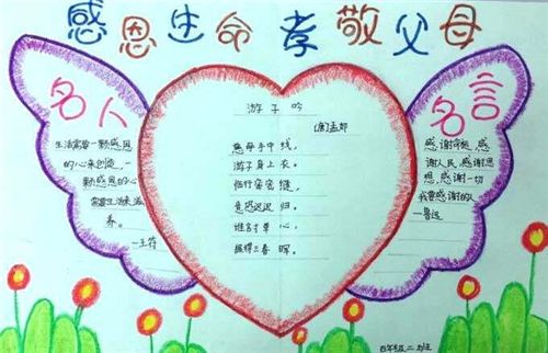 画我的家人的手抄报 我的家手抄报