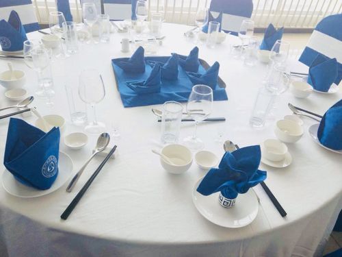 7号选手创意主题摆台:一帆风顺