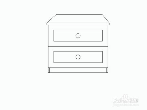 床头柜怎么画简单好看