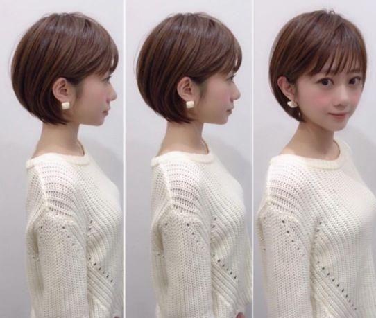 齐耳短发刚好能让细长的脖子露出,有长脖子的小个子女生一定要尝试哦.