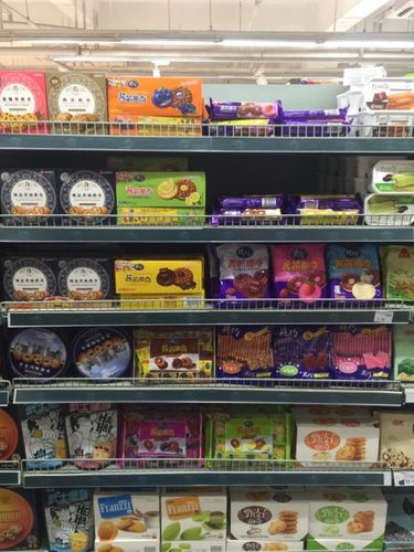 金色休闲饼干类别陈列1月10日