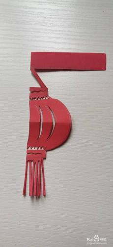 幼儿园大班手工灯笼剪纸制作教程