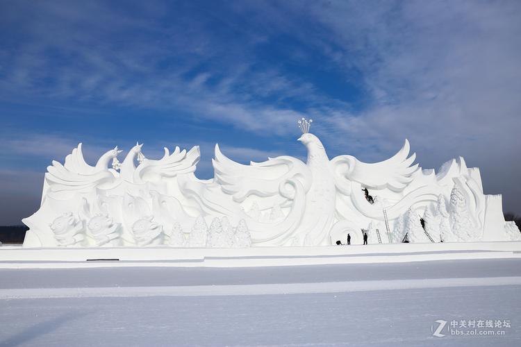 长春净月潭雪雕