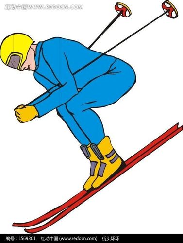 滑雪运动员卡通 (第1页)