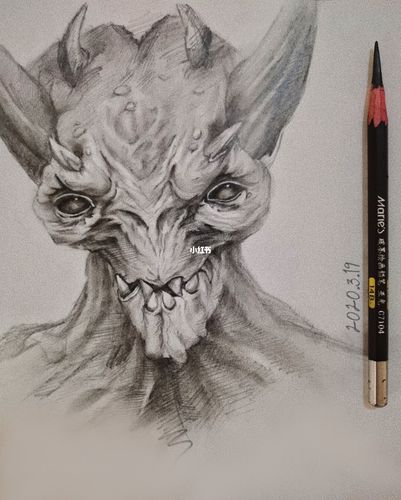 怪物_素描_文化_绘画