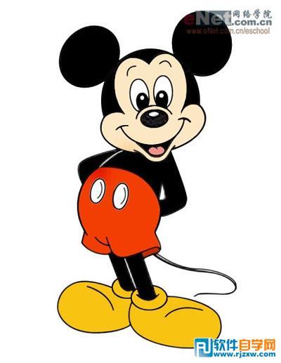 ps鼠绘超级可爱米老鼠