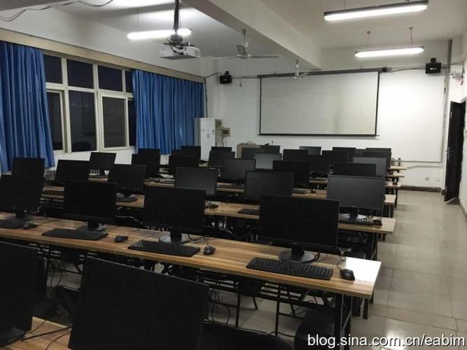 益埃毕集团联合成立的河南省bim工程实训基地bim机房建设完成
