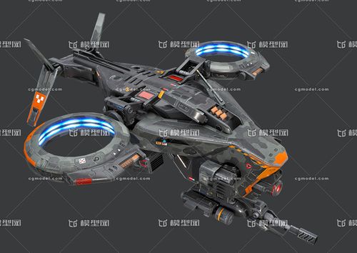 次世代 pbr 科幻飞机 科幻直升机 飞船 战舰 战机 人工智能 战斗机