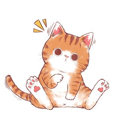 萌卡通猫头像高清大图