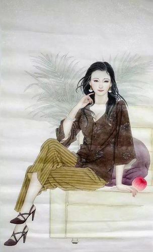 韩梅100x50cm 工笔人物画.jpg