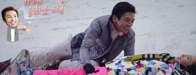 马苏近日参加真人秀,在录制中不幸摔倒男搭档的一阳指