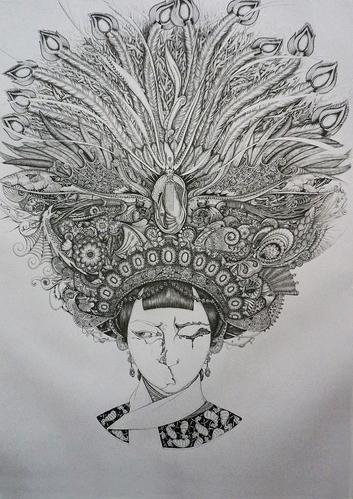 【后·宫】|插画|商业插画|兔籽凉小c - 原创作品