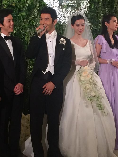 黄晓明结婚典礼林志玲抢捧花小s蔡康永调侃新人