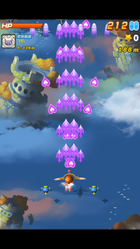 全民飞机大战满级丘比特属性及弹道画面欣赏