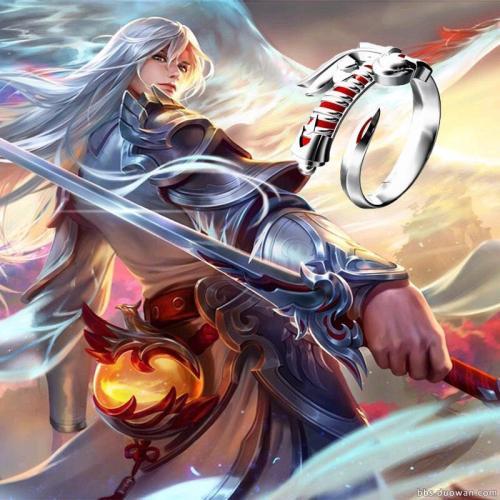 李白霸气动漫头像