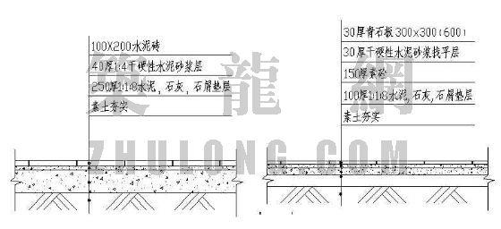 [分享]不规则青石板铺装大样图资料免费下载