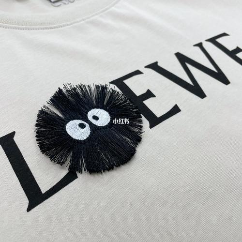 loewe罗意威 | 龙猫系列黑煤球短袖t恤_罗意威怎么样
