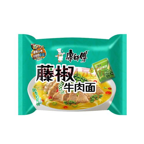 方便面袋装香辣红烧牛肉面速食食品福满多劲爽泡面整箱 经典藤椒牛肉