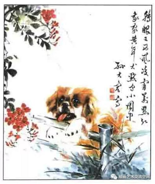 写意狗的画法