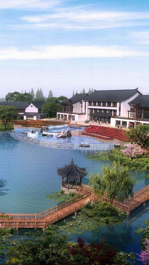 湖州妙西肇村景色(原乡小镇)