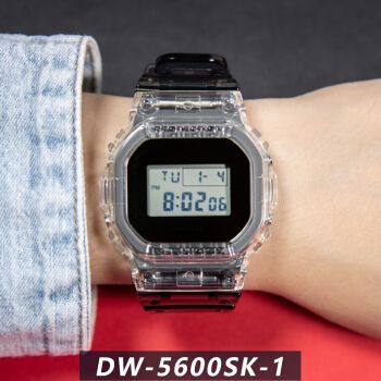 卡西欧dw5600sk,卡西欧dw5600ls 卡西欧联名款手表男复古小方块dw-5600 casio gshock太阳能数显电子